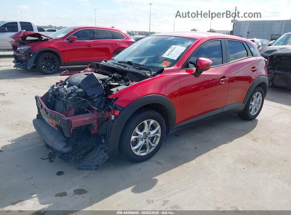JM1DKFB77L1465415 2020 MAZDA CX-3 Красный Передняя левая четверть