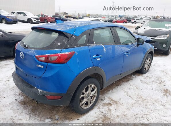 JM1DKFB78H0150698 2017 MAZDA CX-3 Синий Задняя правая четверть