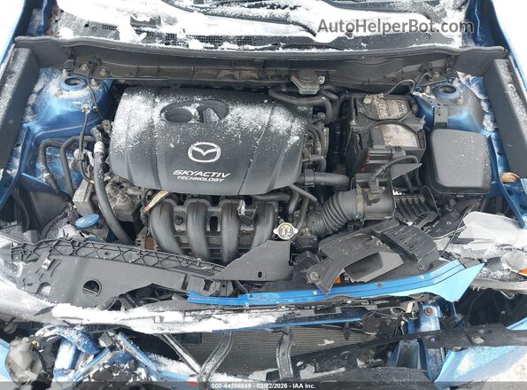 JM1DKFB78H0150698 2017 MAZDA CX-3 Синий Вид сзади