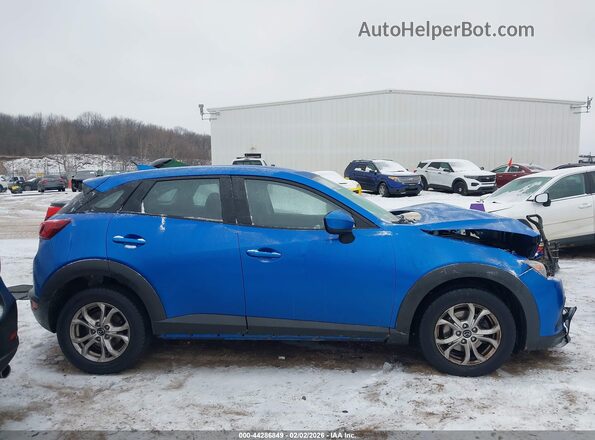 JM1DKFB78H0150698 2017 MAZDA CX-3 Синий Вид задней части салона