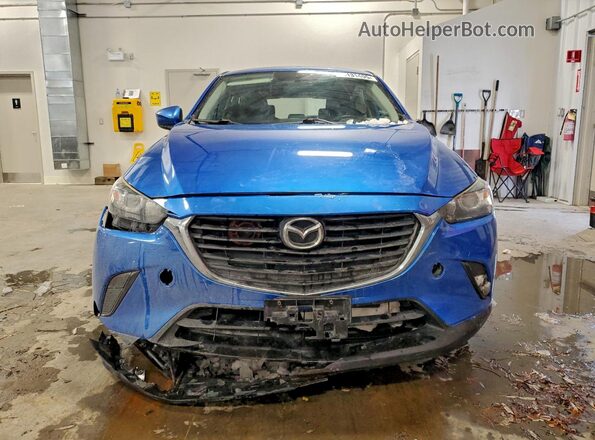 JM1DKFB79H0167977 2017 MAZDA CX-3 Blue Widok z przodu
