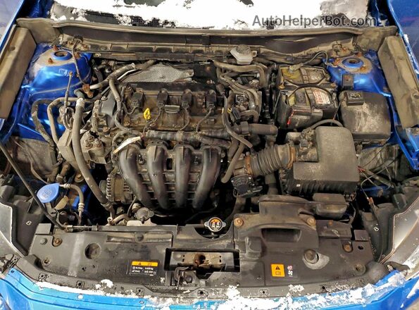JM1DKFB79H0167977 2017 MAZDA CX-3 Blue Widok komory silnika