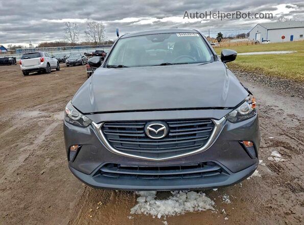 JM1DKFB79K0443727 2019 MAZDA CX-3 Gray Widok z przodu