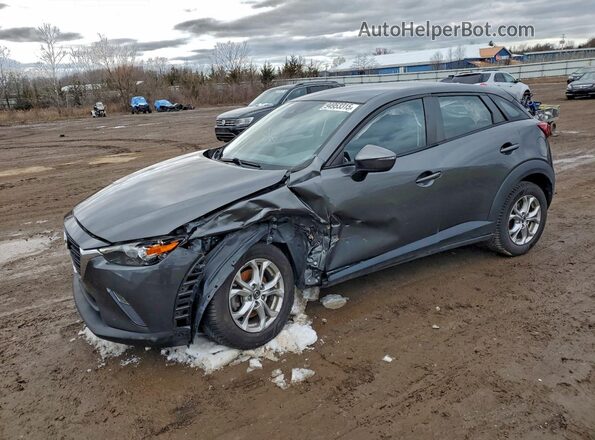 JM1DKFB79K0443727 2019 MAZDA CX-3 Gray Przód lewy