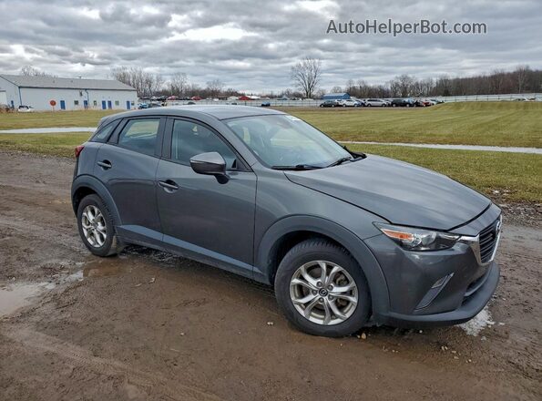 JM1DKFB79K0443727 2019 MAZDA CX-3 Gray Przód prawy