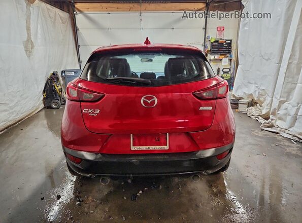 JM1DKFB7XH0154672 2017 MAZDA CX-3 Красный Вид сзади