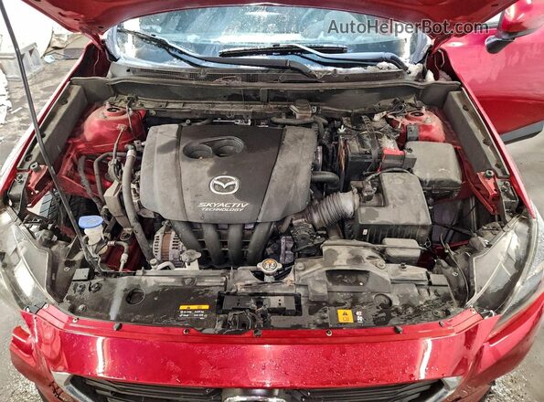 JM1DKFB7XH0154672 2017 MAZDA CX-3 Красный Вид задней части салона