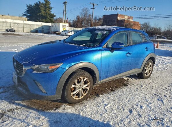 JM1DKFC70G0138901 2016 MAZDA CX-3 Синий Передняя левая четверть