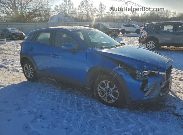 JM1DKFC70G0138901 2016 MAZDA CX-3 Синий Передняя правая четверть