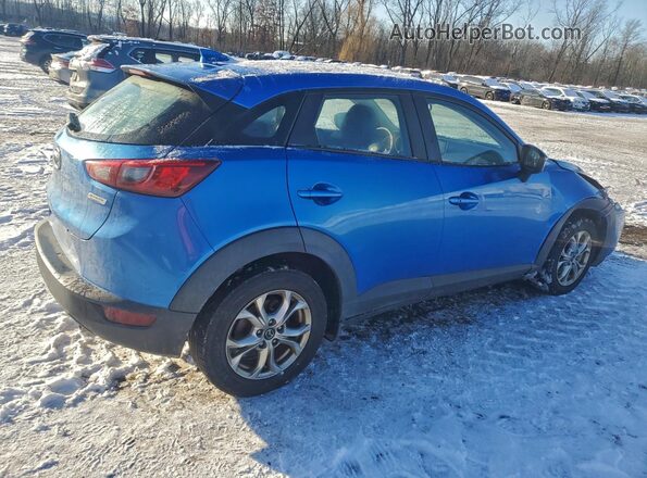 JM1DKFC70G0138901 2016 MAZDA CX-3 Синий Задняя правая четверть