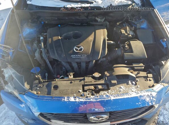 JM1DKFC70G0138901 2016 MAZDA CX-3 Синий Вид задней части салона
