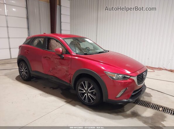 JM1DKFC75J0316857 2018 MAZDA CX-3 Красный Передняя правая четверть