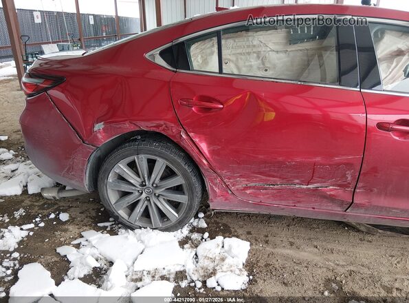 JM1GL1TY2K1508769 2019 MAZDA 6 Red Widok z przodu