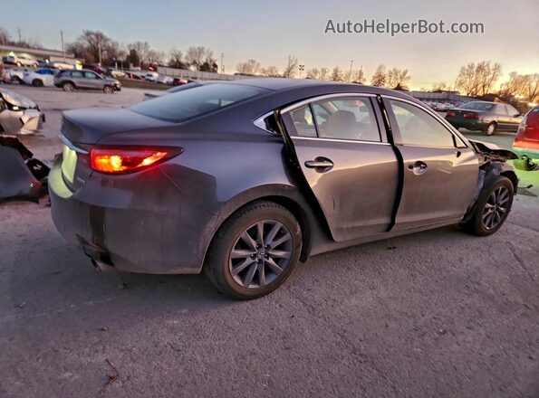 JM1GL1UM1M1610689 2021 MAZDA 6 Серый Задняя правая четверть