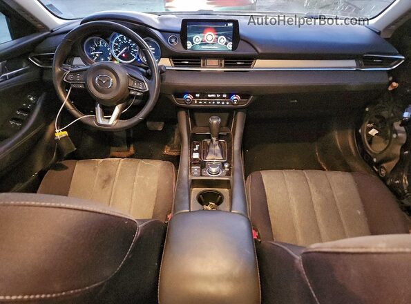 JM1GL1UM1M1610689 2021 MAZDA 6 Серый Вид панели приборов