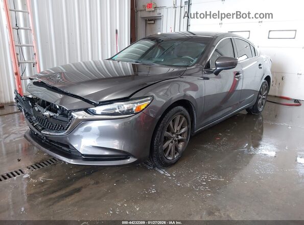 JM1GL1UM6L1519996 2020 MAZDA 6 Серый Передняя левая четверть