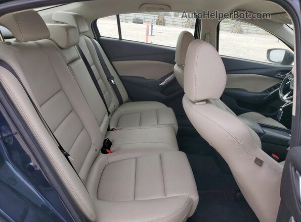 JM1GL1V55H1146495 2017 MAZDA 6 Синий Вид задних сидений