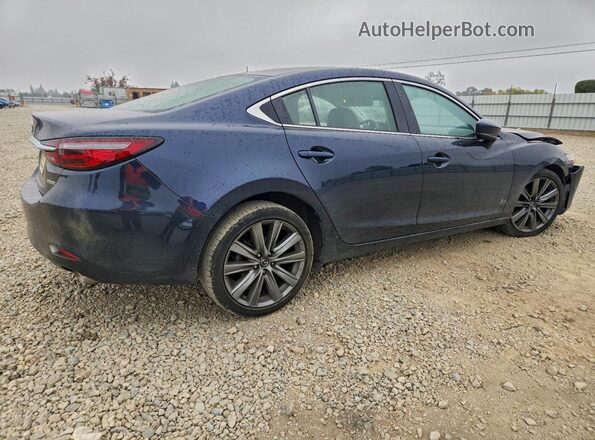 JM1GL1VM2K1505557 2019 MAZDA 6 Синий Задняя правая четверть