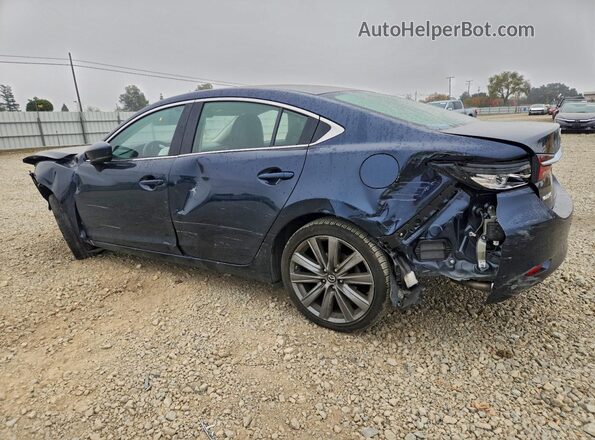 JM1GL1VM2K1505557 2019 MAZDA 6 Синий Задняя левая четверть