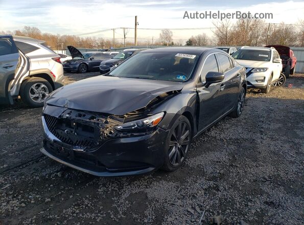 JM1GL1VM3J1310100 2018 MAZDA 6 Gray Vista tres cuartos delantera izquierda