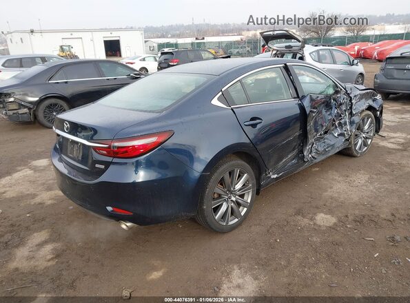JM1GL1VM3J1333490 2018 MAZDA 6 Синий Задняя правая четверть