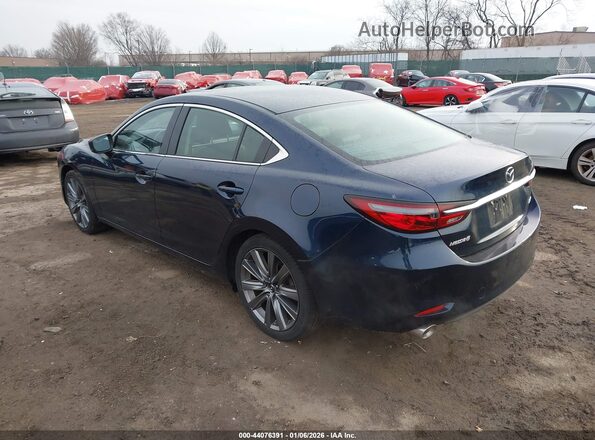 JM1GL1VM3J1333490 2018 MAZDA 6 Синий Задняя левая четверть