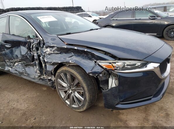 JM1GL1VM3J1333490 2018 MAZDA 6 Синий Вид спереди
