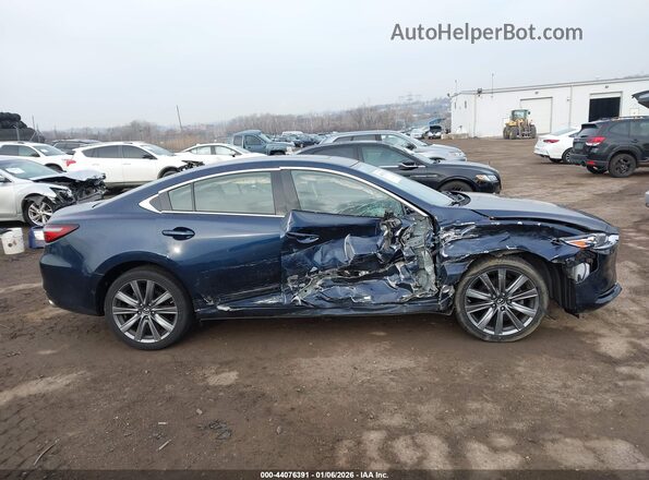 JM1GL1VM3J1333490 2018 MAZDA 6 Синий Вид задней части салона