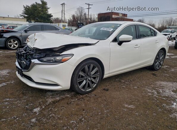 JM1GL1VM4L1513533 2020 MAZDA 6 White Vista tres cuartos delantera izquierda