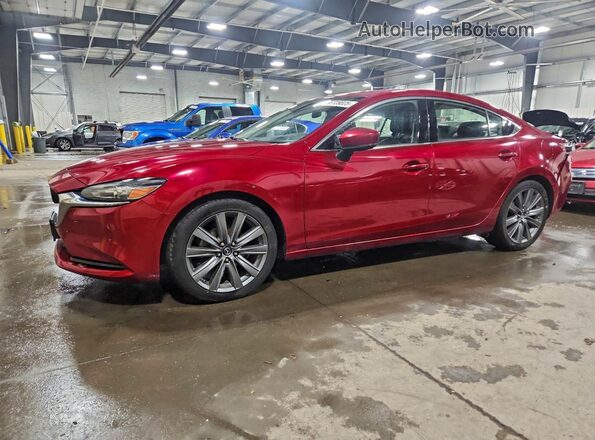 JM1GL1VM9K1508651 2019 MAZDA 6 Красный Передняя левая четверть