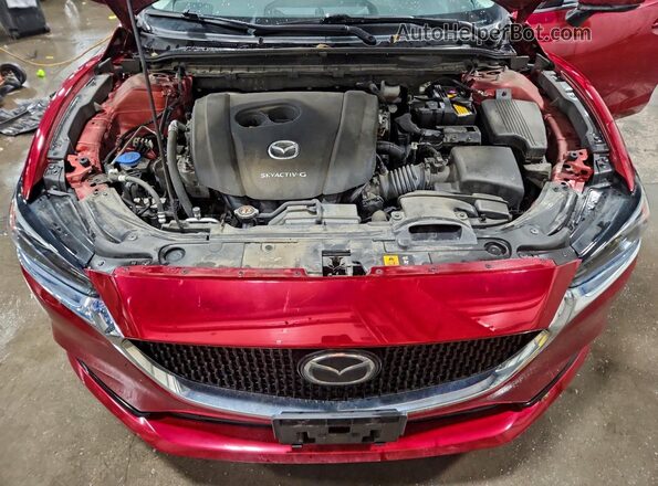 JM1GL1VM9K1508651 2019 MAZDA 6 Красный Вид задней части салона
