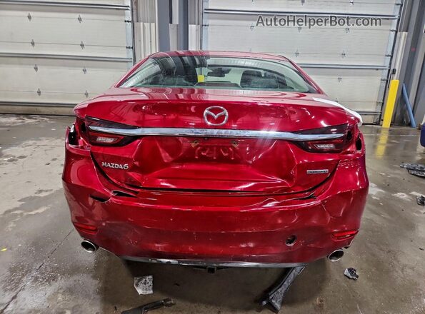 JM1GL1VM9K1508651 2019 MAZDA 6 Красный Вид сзади