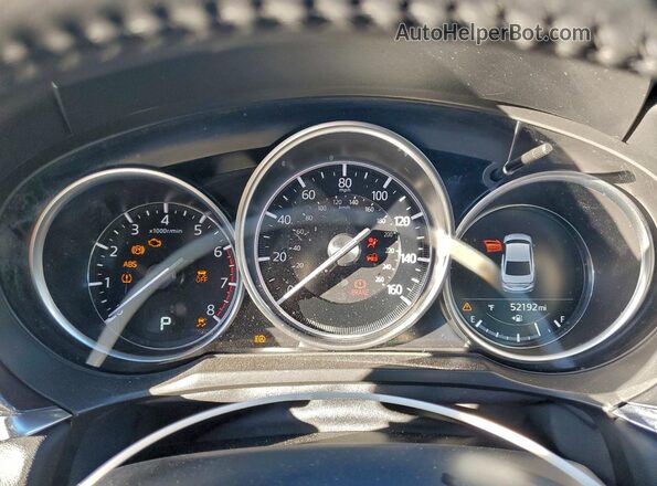 JM1GL1WY4M1611805 2021 MAZDA 6 Угольный Вид щитка приборов