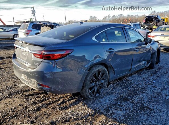 JM1GL1WY4M1611805 2021 MAZDA 6 Угольный Задняя правая четверть