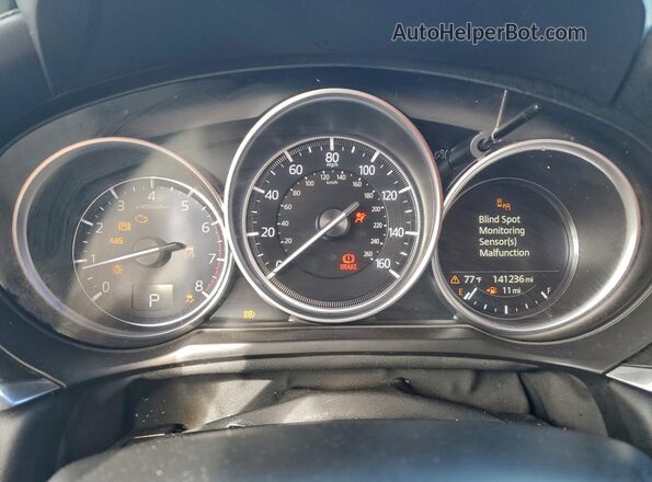 JM1GL1WY4M1615028 2021 MAZDA 6 Серый Вид щитка приборов