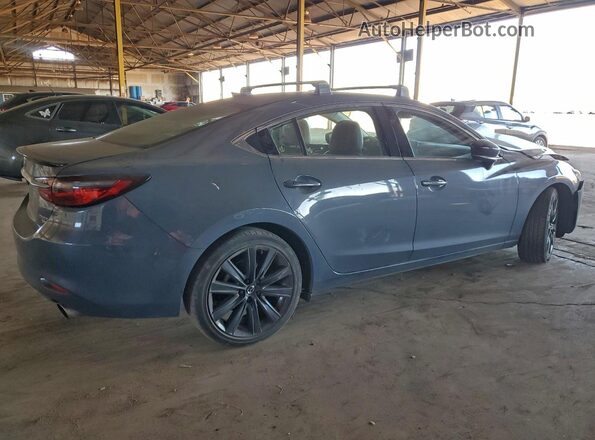 JM1GL1WYXM1618662 2021 MAZDA 6 Blue უკანა მარჯვენა