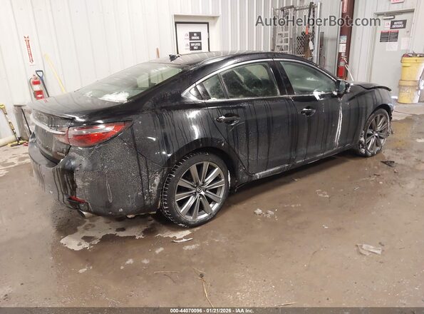 JM1GL1XY8K1504378 2019 MAZDA 6 Черный Задняя правая четверть