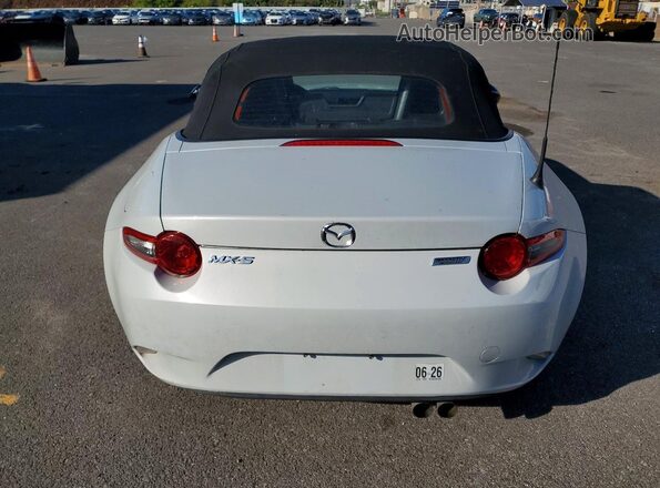 JM1NDAB70G0109689 2016 MAZDA MX-5 Белый Вид сзади