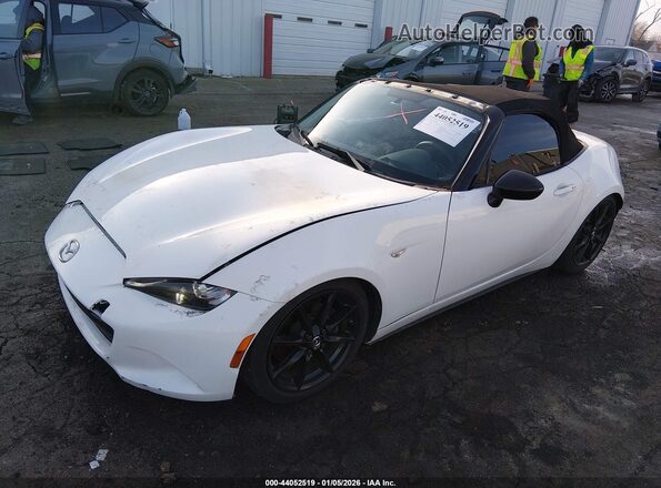 JM1NDAB72G0115204 2016 MAZDA MX-5 MIATA Белый Передняя левая четверть