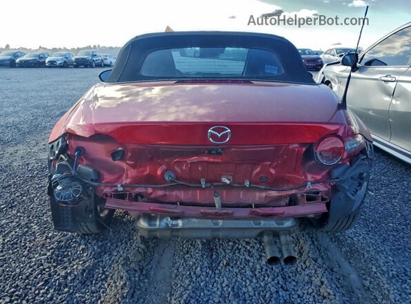 JM1NDAB74M0454929 2021 MAZDA MX-5 Красный Вид сзади