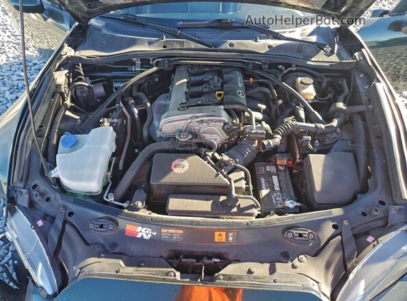 JM1NDAC70J0200967 2018 MAZDA MX-5 Зеленый Вид задней части салона