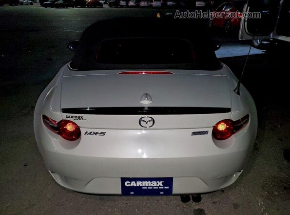 JM1NDAC74G0102825 2016 MAZDA MX-5 Белый Вид сзади