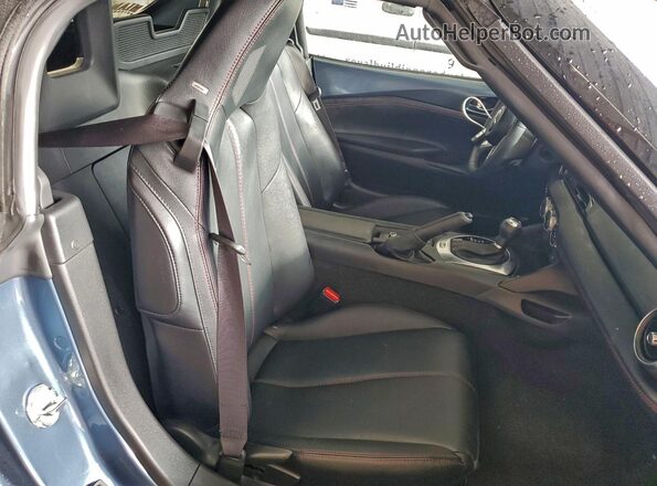 JM1NDAD70H0123705 2017 MAZDA MX-5 Blue უკანა სავარძლების ხედი