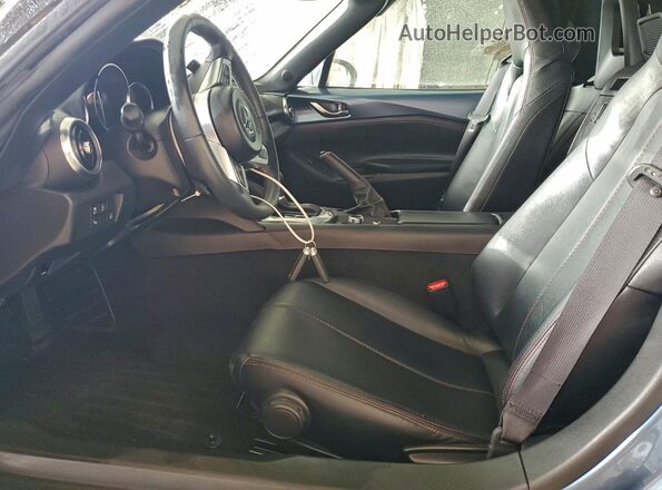 JM1NDAD70H0123705 2017 MAZDA MX-5 Blue წინა სალონის ხედი