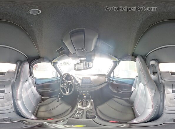JM1NDAD70H0123705 2017 MAZDA MX-5 Blue VIN კოდის სტიკერის ხედი