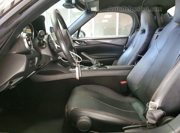 JM1NDAD71J0202192 2018 MAZDA MX-5 Серый Вид салона спереди