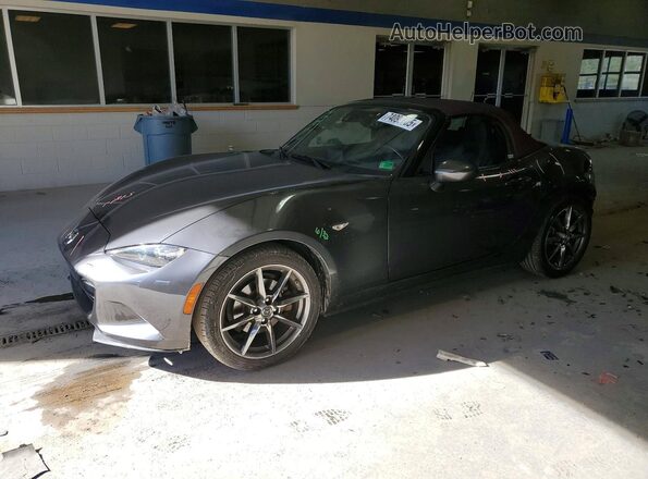 JM1NDAD71J0202192 2018 MAZDA MX-5 Серый Передняя левая четверть