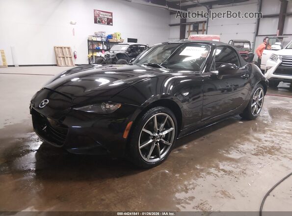 JM1NDAD71P0550812 2023 MAZDA MX-5 MIATA Черный Передняя левая четверть