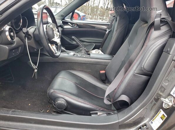 JM1NDAD72J0203268 2018 MAZDA MX-5 Серый Вид салона спереди