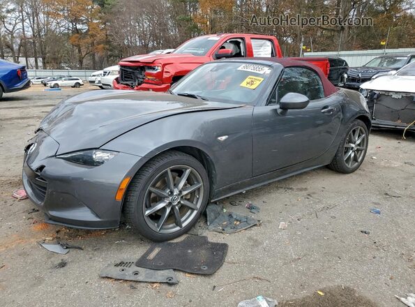 JM1NDAD72J0203268 2018 MAZDA MX-5 Серый Передняя левая четверть